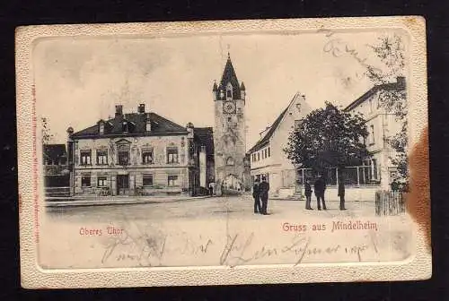 98195 AK Mindelheim Oberes Thor um 1900