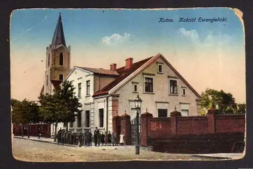 99564 AK Kutno evangelische Kirche um 1920