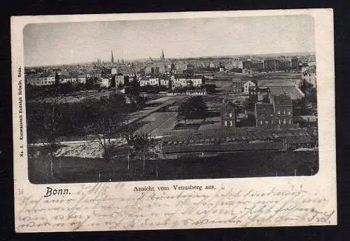 98742 AK Bonn Aussicht vom Venusberg Panorama 1903
