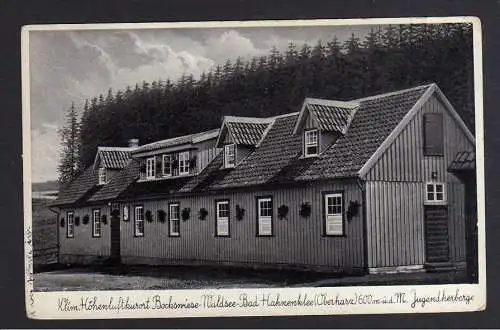 99115 AK Bockswiese Bad Hahnenklee Oberharz Jugendherberge 1939