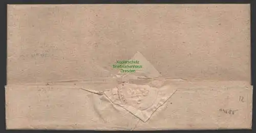 B-14685 Faltbrief Winterberg 1847 nach Wienerneustadt Justizsache