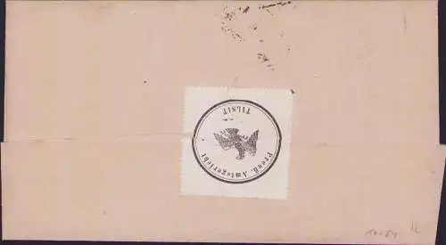 B-16584 DR Dienst Nachnahme Brief Tilsit Preuß Amtsgericht Kostenrechnung 1932