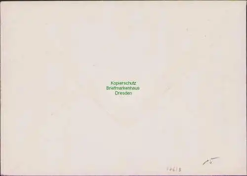 B-17613 DDR 1964 Schmuckumschalg 125 Jahre Schul- u. Heimatfest Hohndorf Erz.