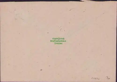 B-17846 Brief Lokalausgabe Meissen 1945 Bedarfspost nach Coswig Bez. Dresden