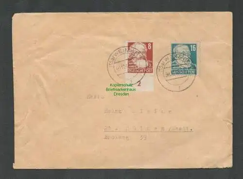 B-5477 Brief SBZ 1948 Weimar nach Dülmen Westf. Sowjetische Zensur 6379