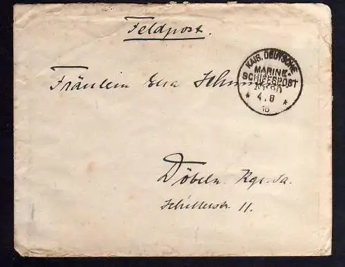 B1002 Brief MSP 90 Marine- Schiffspost 90