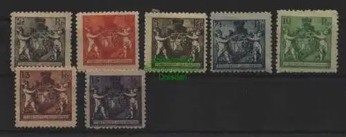 B10004 Liechtenstein 46B-52B Wappen *