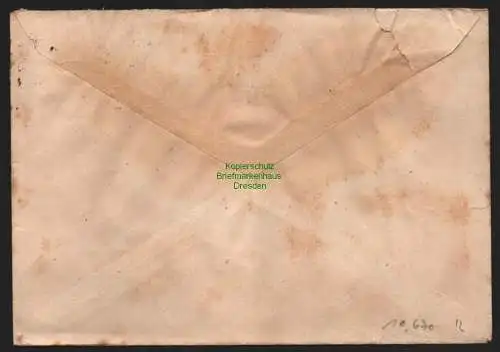 B10670 Brief DDR Propaganda Deutschlandtreffen Berlin 1950 Walzwerk Hennigsdorf