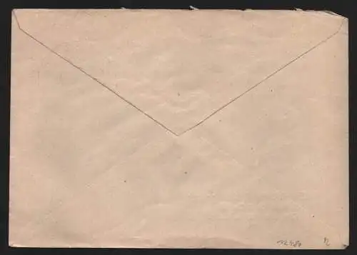 B12480 SBZ Brief 1945 Kofferfabrik Kindelbrück Haessler & Co. KG passender SST