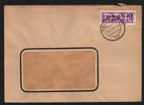 B13235 DDR ZKD 15 1300 Brief 1957 VEB Chemische Fabrik von Heyden Radebeul Dresd