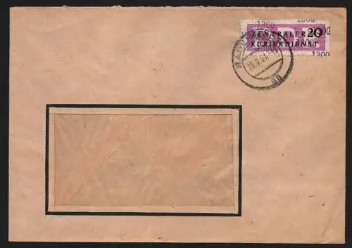 B13233 DDR ZKD 15 1300 Brief 1957 VEB Chemische Fabrik von Heyden Radebeul