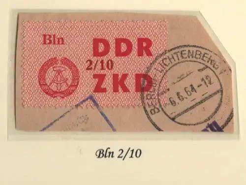 B13654 ZKD C 31 Bln 2/10  Berlin Lichtenberg  echt gestempelt