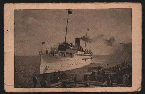 B13490 Danzig seltene Ganzsache WHW 1934 Am Zoppoter Seesteg gebraucht