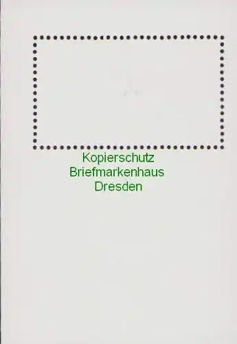 B15291 DDR 1988 Block 94 I Kerbe in der "5" Plattenfehler 