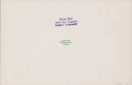 B15398 Brief DR Deutsches Reich 698 694 blanko SST Hamburg