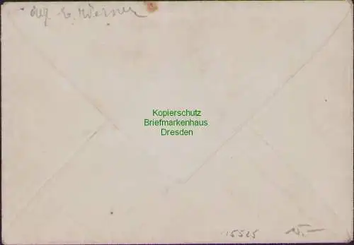 B15525 Feldpostbrief London E. C. Official Paid 1914 rot n Bochum roter Stempel