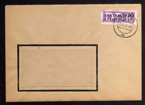 B1685 DDR ZKD 11 Kontrollnummer 1400 Leipzig Brief VEB Forschung - Entwicklung -