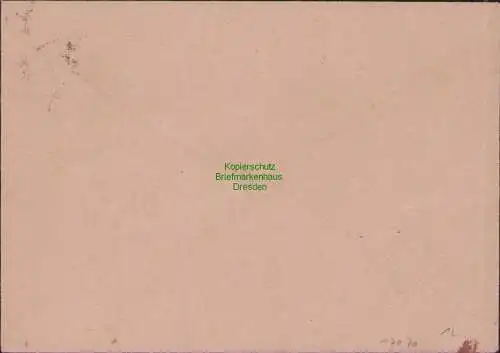 B17070 DR Deutsches Reich Brief Landposstempel Grüningen über Großwusterwitz