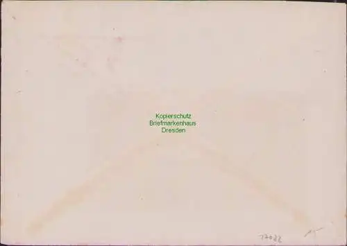 B17032 SBZ Währungsreform 1948 Freigebühr bezahlt Dresden A 32 c