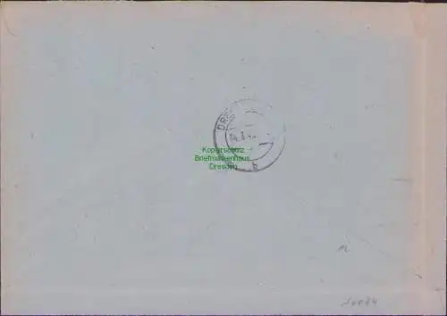 B17474 Einschreiben R-Brief 814 an Gebr. Hörmann A.-G. Leipzig O 27 1943