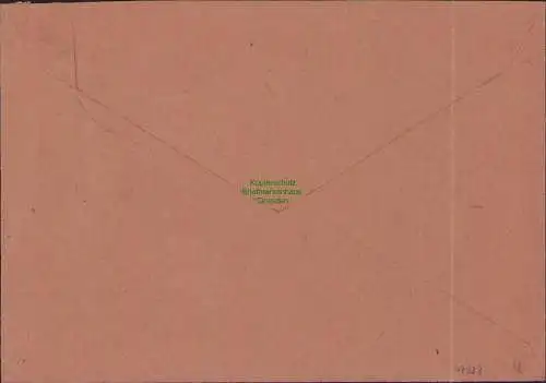 B17333 Brief SBZ Thüringen Hildburghausen  an Einwohnermeldeamt Gera 1945