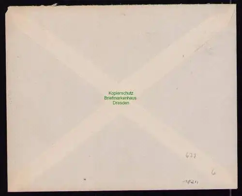 B18211 DR Deutsches Reich Brief  1938  Mi. 672  Brief
