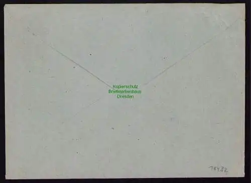 B18432 Brief Stralsund 1947   Behördenpost
