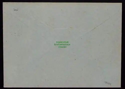 B18423 Brief Stralsund 1949  SST Versicherungsanstalt Zahlungsverkehr