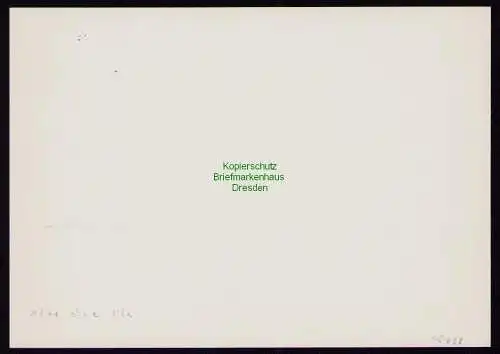B18638 DDR Privatganzsache Ulbricht Fehldruck nur graue Farbe ! Rest Blinddruck