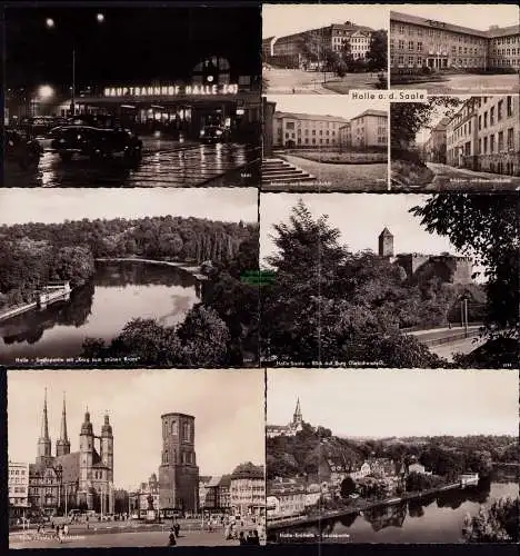 B18667 6x DDR Privatganzsache Ulbricht 10 Pfg. Deutscher Kulturbund Halle 1961