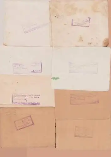 B19294 8x Ganzsache Deutsche Post in der Türkei 1903 - 1910 Syrisches Waisenhaus
