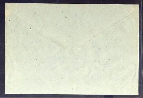 B212 SBZ Gebühr bezahlt 1946 Brief Ansprung über Marienberg S. Holzwarenfabrik