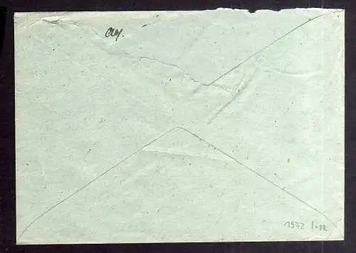B1972 Brief SBZ Gebühr bezahlt 1948 Währungsreform Stadt Wehlen Kr. Pirna an Fin
