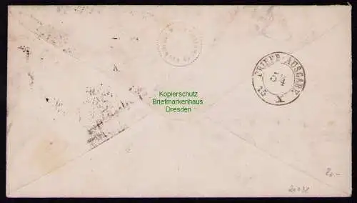 B21038 Brief NDP Chemnitz 1869 nach Dresden
