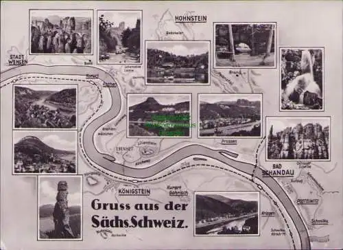 B21213 DDR Privatganzsache PP 4 Bastei 1960 SST 27.12.60 nach Berlin NO55