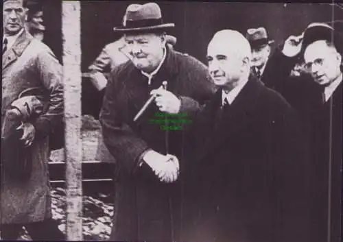 B21255 Pressefoto Winston Churchill in der Türkei Hoffman Berlin Wilmersdorf