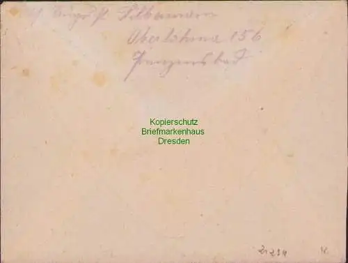 B21294 Brief Franzensbad Befreiungsstempel 1938