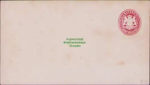 B21410 Bayern Ganzsache ungebraucht Drey Kreuzer