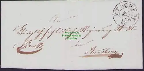 B21480 Vorphila Faltbrief Preussen Stendal 1832 nach Braunschweig
