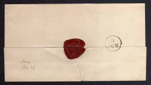 B2601 Eystrup Brief 1845 Vorphila Hannover