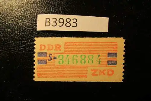 B3983 DDR ZKD B 27 S ** Original postfrisch