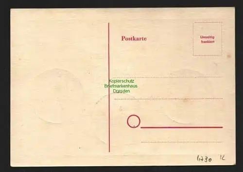 B4730 Westberlin 71 ERP Gedenkblatt Karte Deutsche Industrie Ausstellung 1950