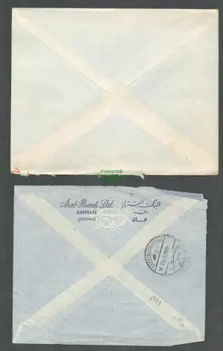 B5953 2x Brief Amman  Jordanien ALEP Syrien