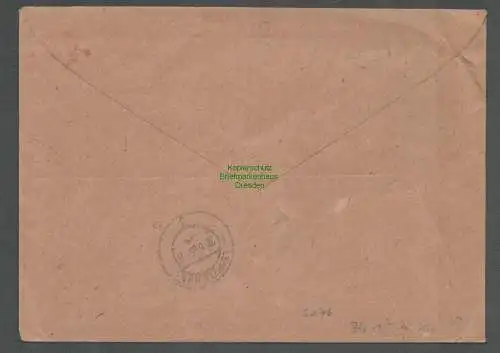 B5276 DDR ZKD ZU 1 Brief Kreisgericht Leipzig Zustellungsurkunde 1965