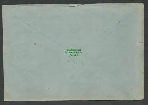 B6104 Brief SBZ Gebühr bezahlt 1945 Rauenstein Thür 1945 Grümpen