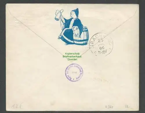 B6360 Ganzsache Bayern Privatganzsache Nürnberg 1906