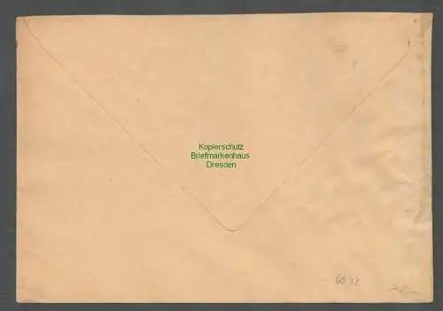 B6542 Brief DDR 1952 Potsdam Nachnahme Gerichtsvollzieher nach Teltow