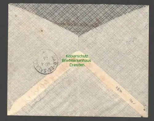 B7844 Deutsch Ostafrika DOA Brief Iringa 1901 Dar-Es-Salaam nach Berlin
