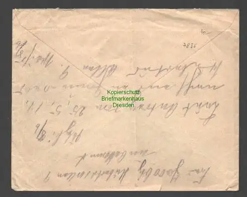 B7835 Deutsch Ostafrika DOA Brief 11.5.1914 mit Nachsendevermerken