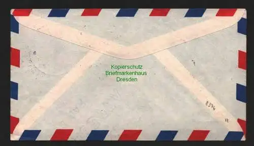 B8376 BAZ 101 102 Berlin Hilfe Brief Industrie Ausstellung Charlottenburg 1950